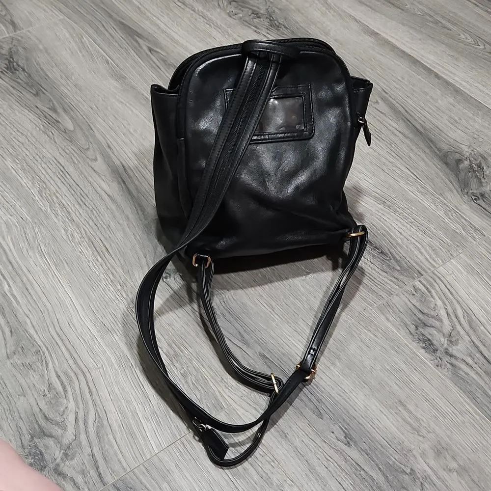 Y2K Black Etienne Aigner Backpack Sling Bag